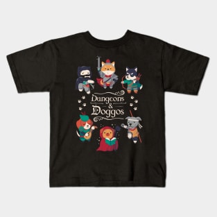 Dungeons & Doggos Kids T-Shirt